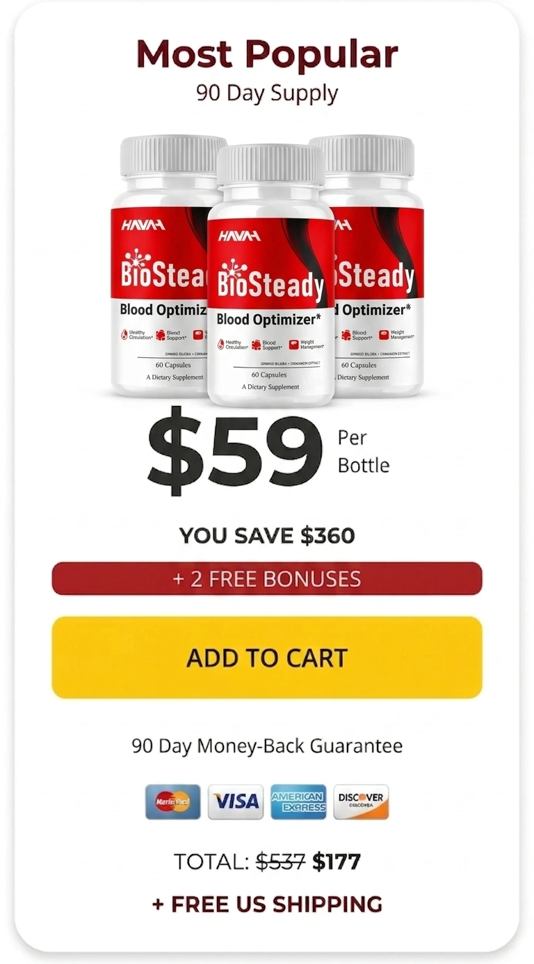 BioSteady  - 3 Bottle